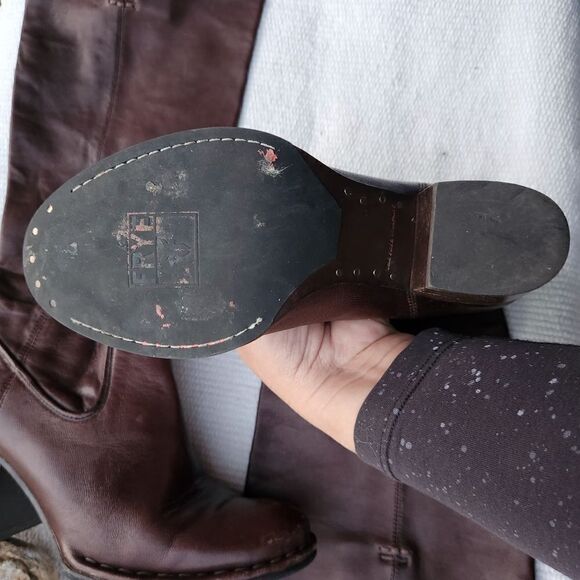 Frye rory scrunch boot leather - Picture 2 of 12